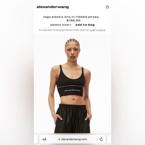 Alexander Wang Sports Bra
